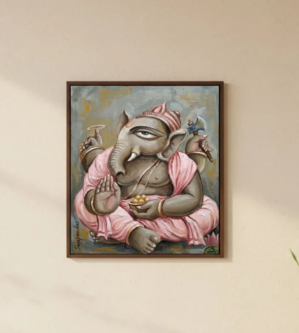 Divine Ganesha – A Serene Symbol of Wisdom, Protection & New Beginnings