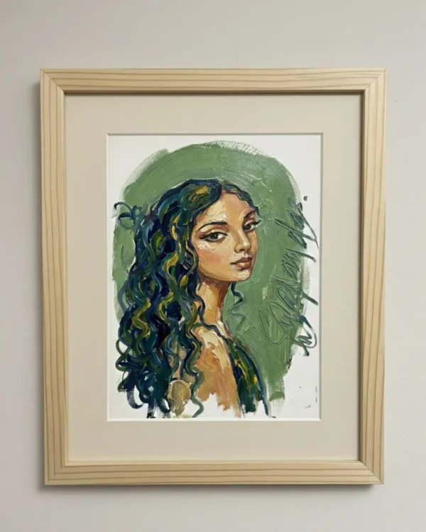 Verdant Grace — A Portrait of Quiet Strength