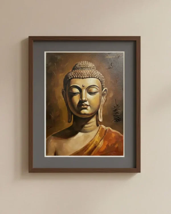 Golden Stillness — Buddha in Deep Meditation